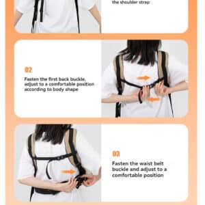 Step-by-step guide for wearing your baby carrier comfortably and securely.