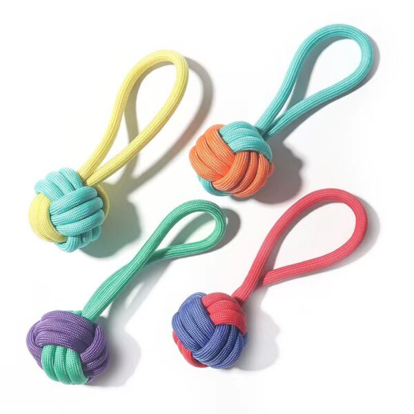 Colorful knot toys in vibrant hues for fun and imaginative play for all ages.