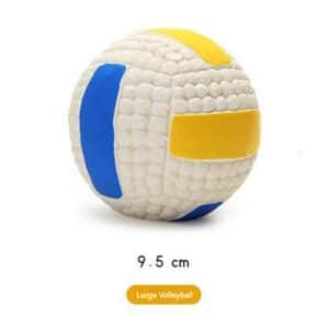 Colorful 9.5 cm volleyball for training and casual play, featuring a textured surface and bold panels.