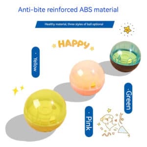 Vibrant, durable play balls for pets and kids made from safe, long-lasting ABS material.